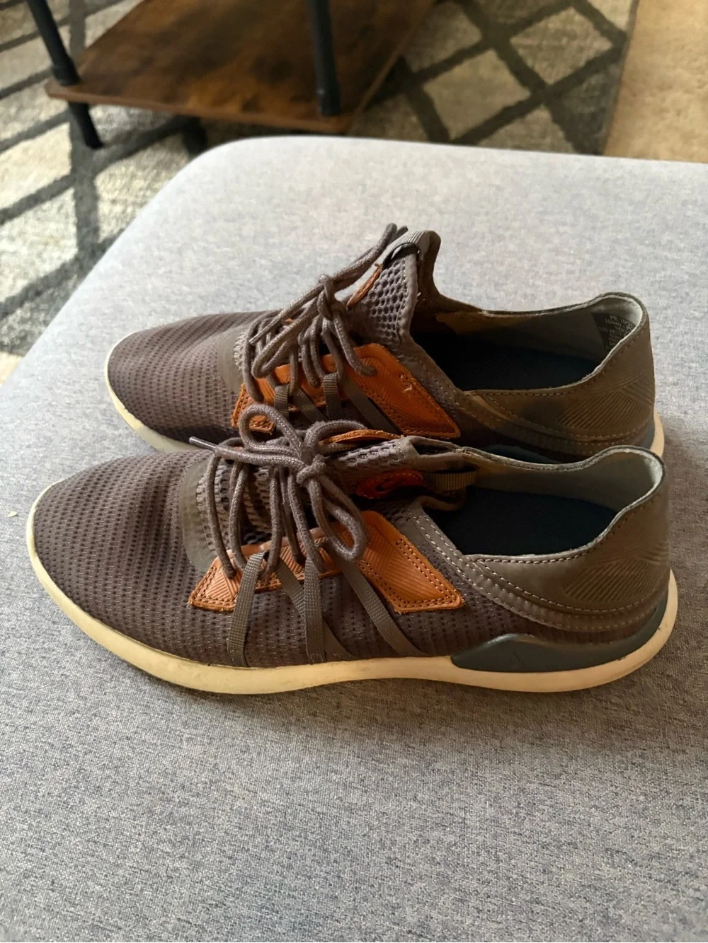OluKai Mio Li Mesh Lace Up Shoes 10440-PVVI - Pavement - 10.5. US  Men’s